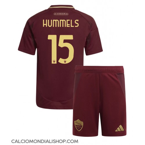 Maglie da calcio AS Roma Mats Hummels #15 Prima Maglia Bambino 2024-25 Manica Corta (+ Pantaloni corti)